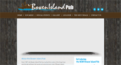 Desktop Screenshot of bowenislandpub.com